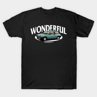 3G CIVIC WONDER HATCHBACK SB3 BLACK T-Shirt